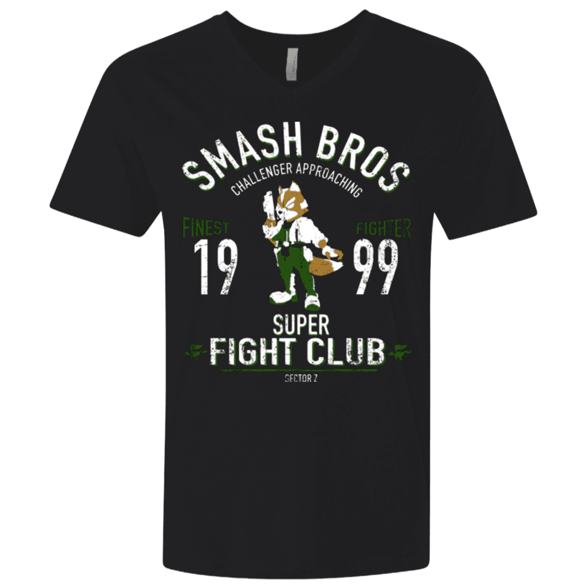 T-Shirts Black / X-Small Sector Z Fighter Men's Premium V-Neck