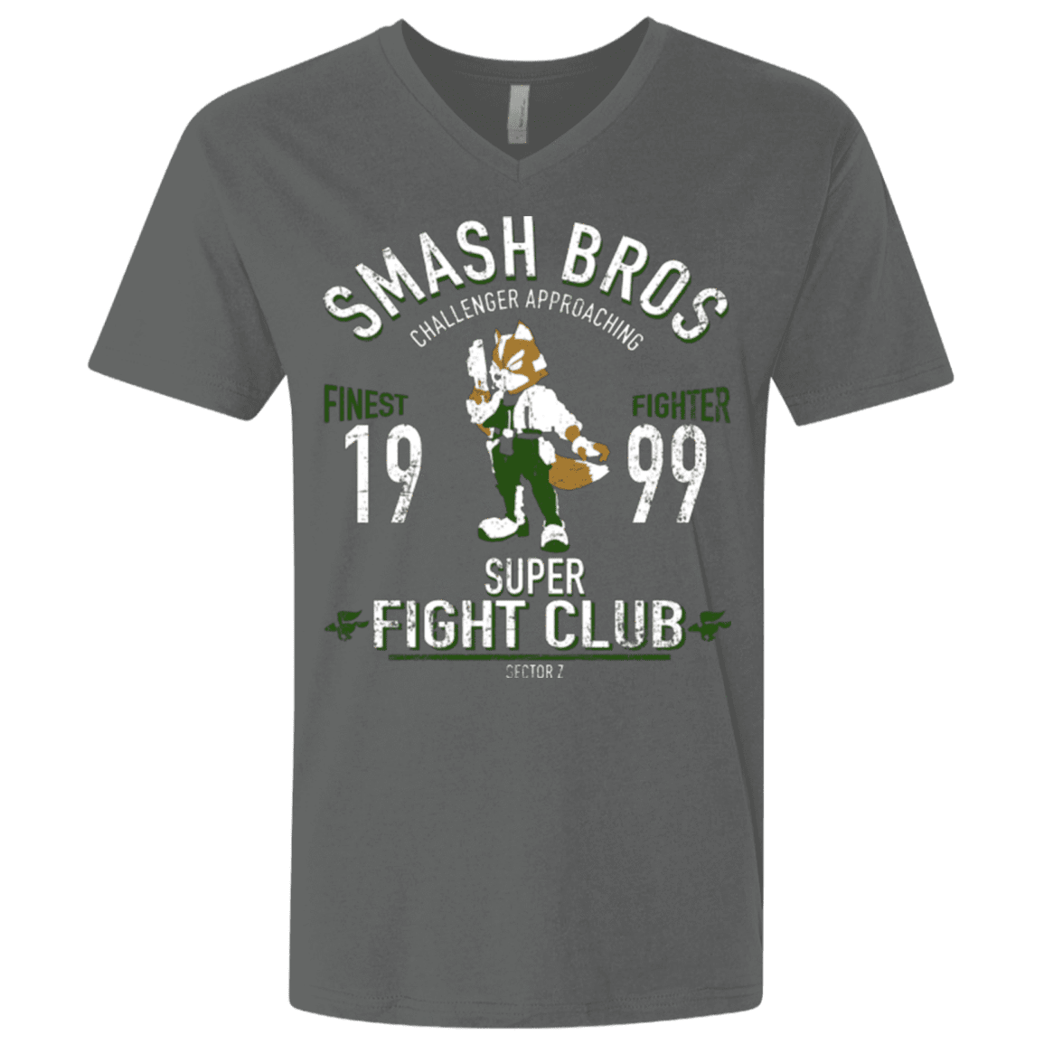 T-Shirts Heavy Metal / X-Small Sector Z Fighter Men's Premium V-Neck