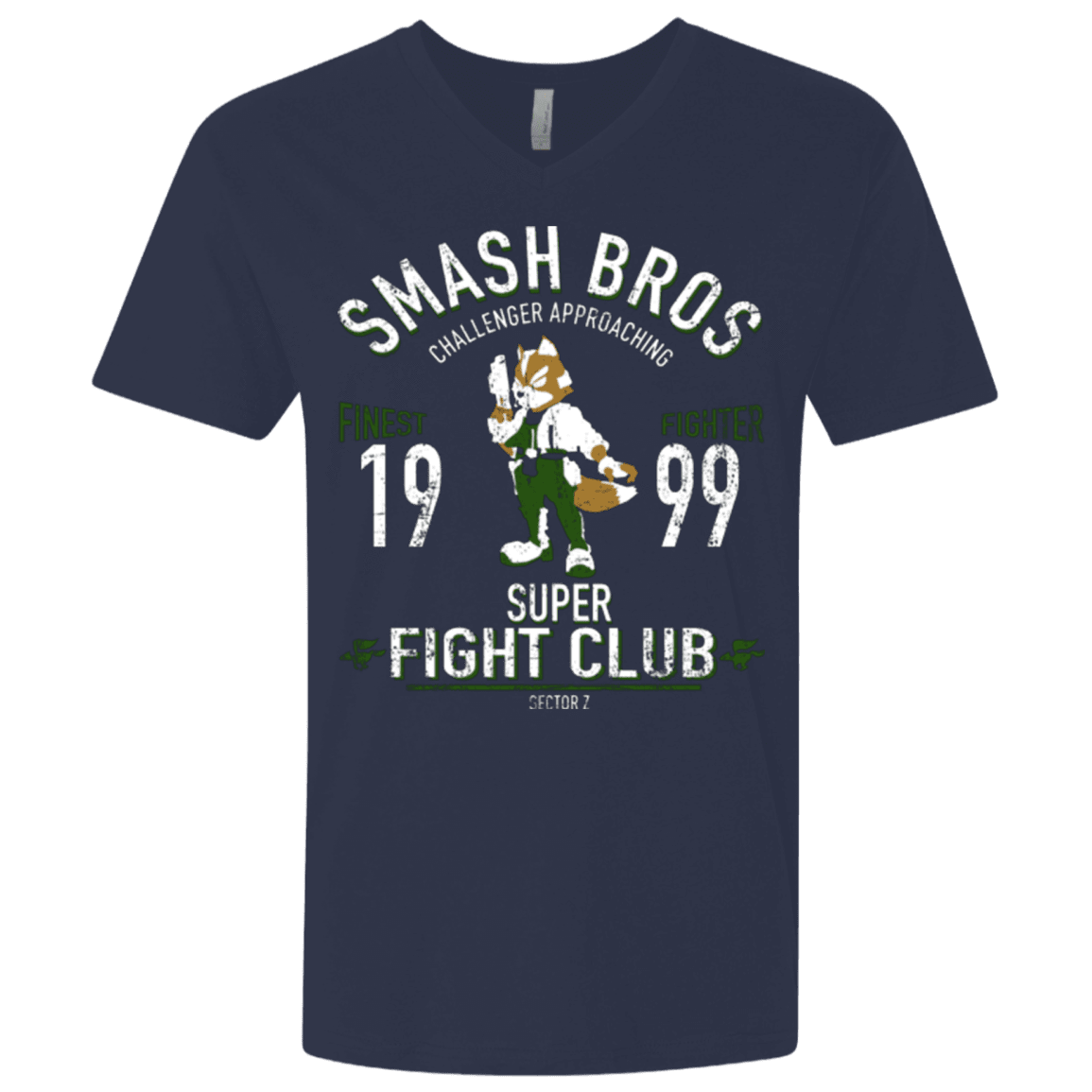 T-Shirts Midnight Navy / X-Small Sector Z Fighter Men's Premium V-Neck