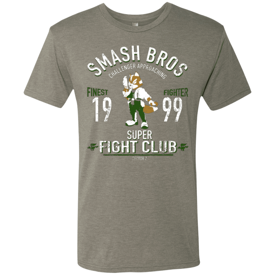 T-Shirts Venetian Grey / Small Sector Z Fighter Men's Triblend T-Shirt