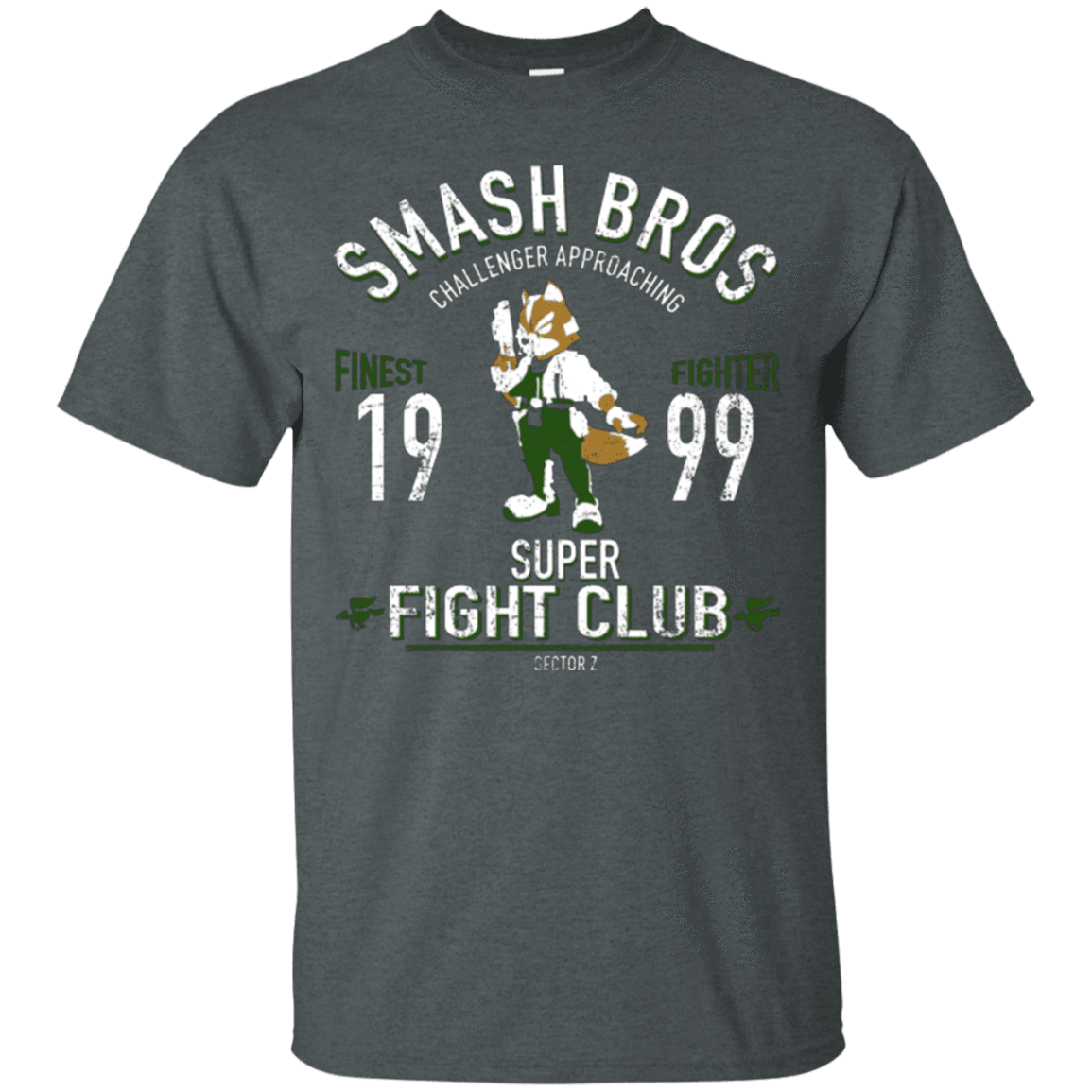 T-Shirts Dark Heather / Small Sector Z Fighter T-Shirt