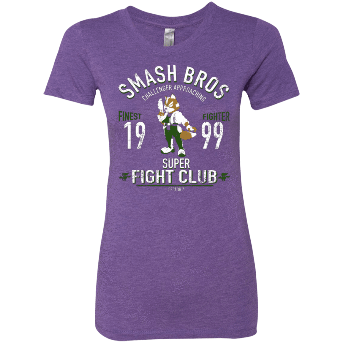 T-Shirts Purple Rush / Small Sector Z Fighter Women's Triblend T-Shirt