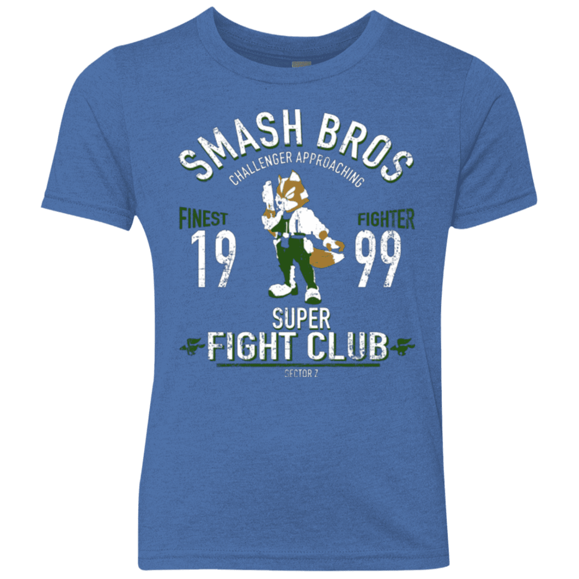T-Shirts Vintage Royal / YXS Sector Z Fighter Youth Triblend T-Shirt