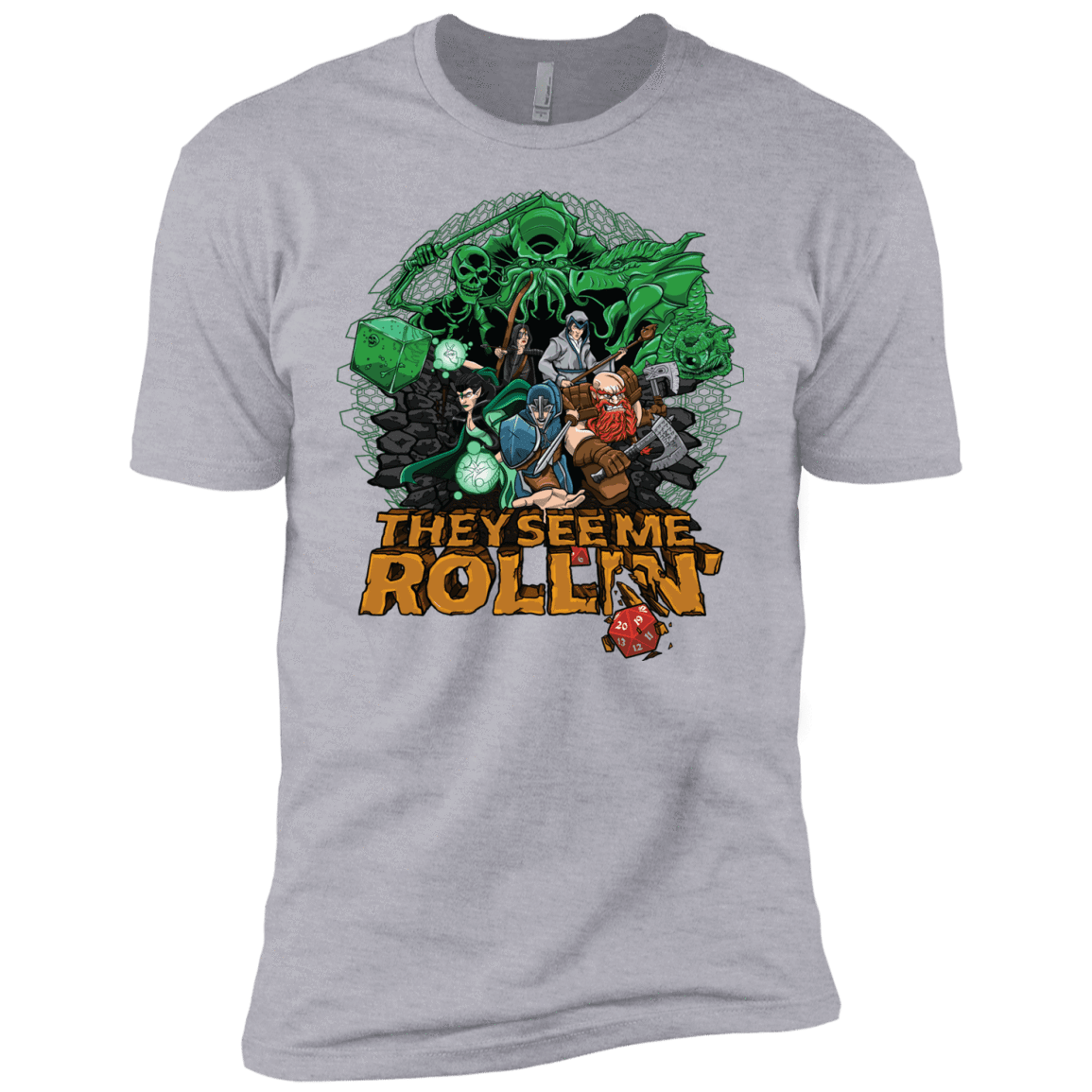 T-Shirts Heather Grey / YXS See me rolling Boys Premium T-Shirt