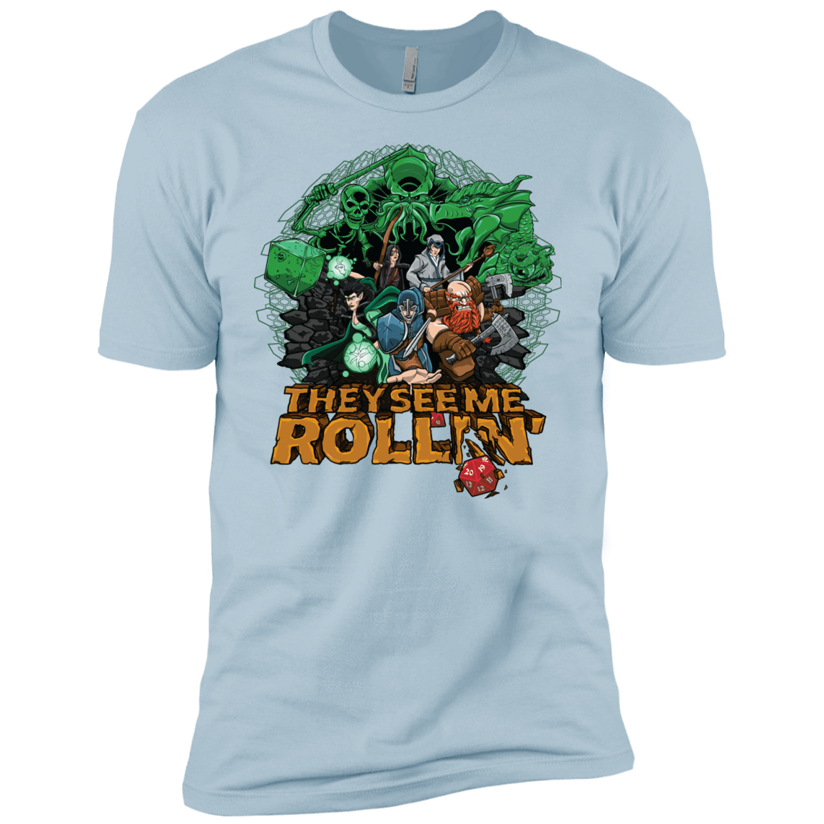 T-Shirts Light Blue / YXS See me rolling Boys Premium T-Shirt