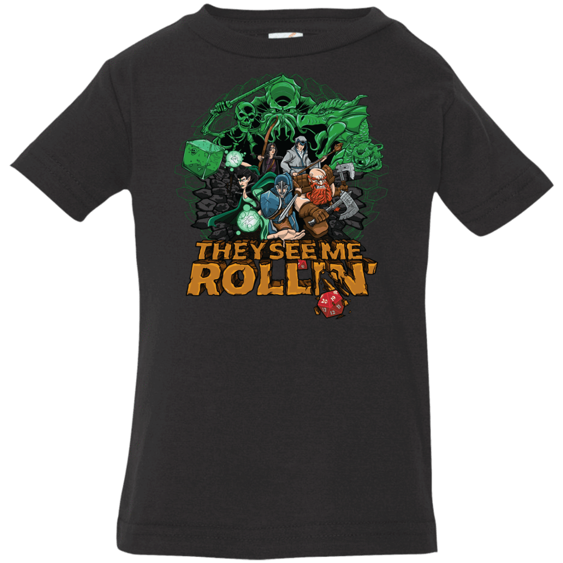 T-Shirts Black / 6 Months See me rolling Infant PremiumT-Shirt