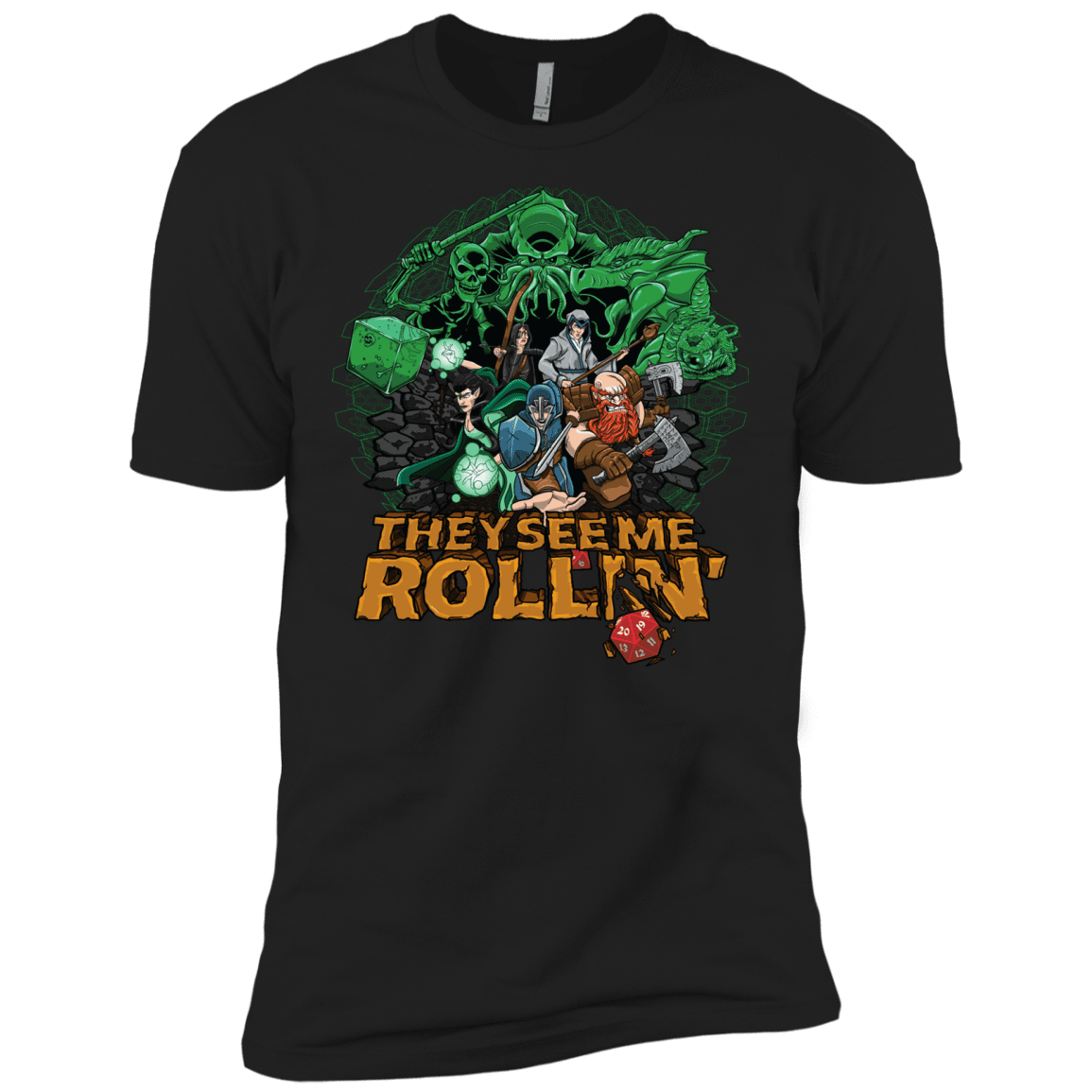 T-Shirts Black / X-Small See me rolling Men's Premium T-Shirt