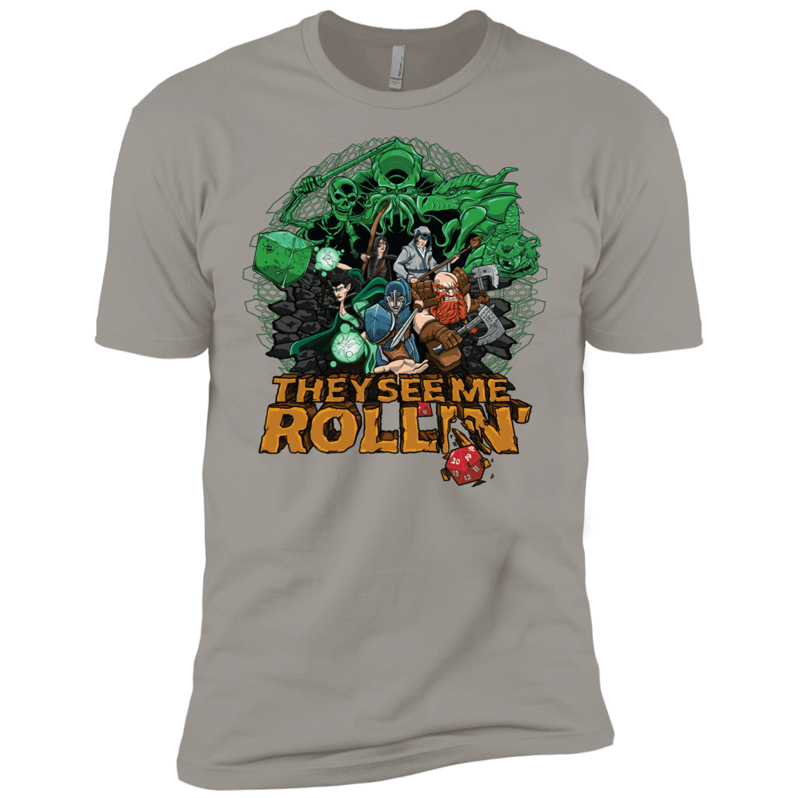 T-Shirts Light Grey / X-Small See me rolling Men's Premium T-Shirt