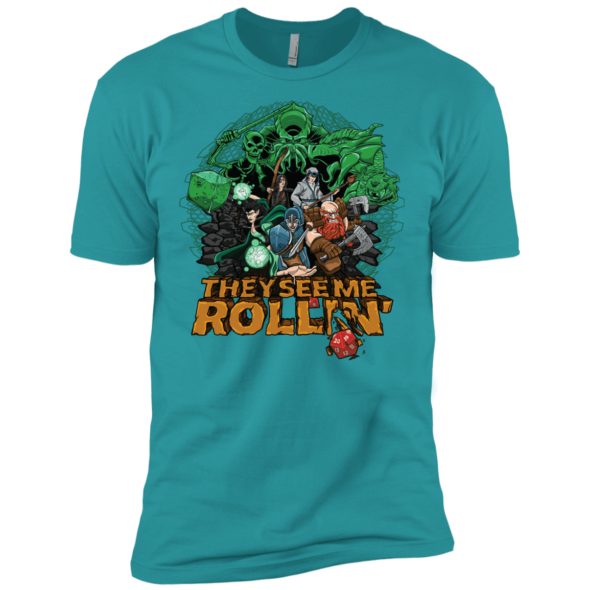 T-Shirts Tahiti Blue / X-Small See me rolling Men's Premium T-Shirt