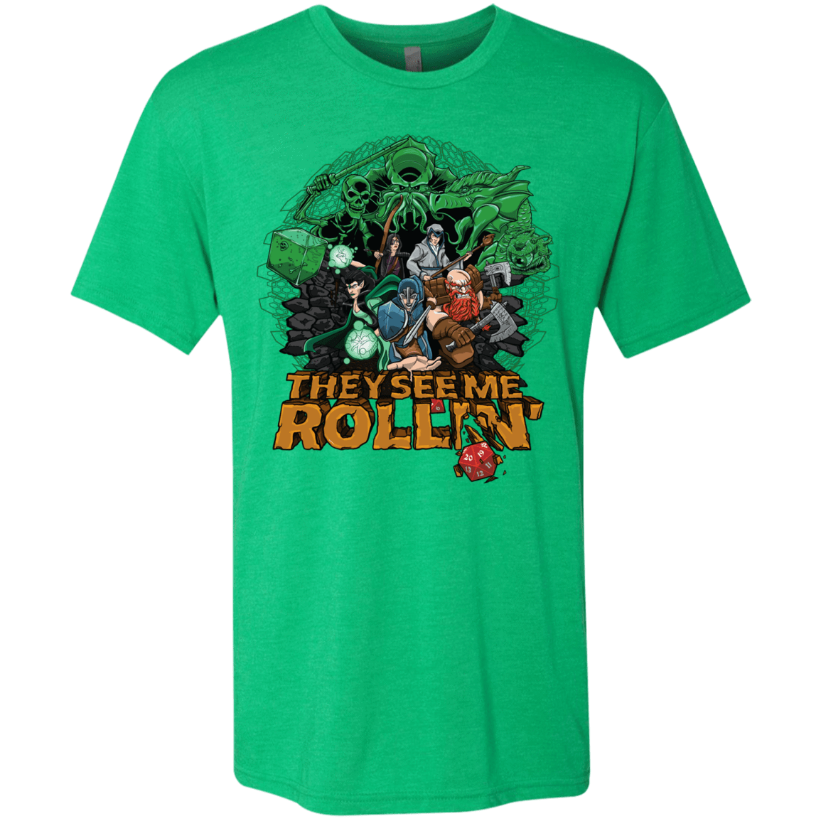 T-Shirts Envy / Small See me rolling Men's Triblend T-Shirt