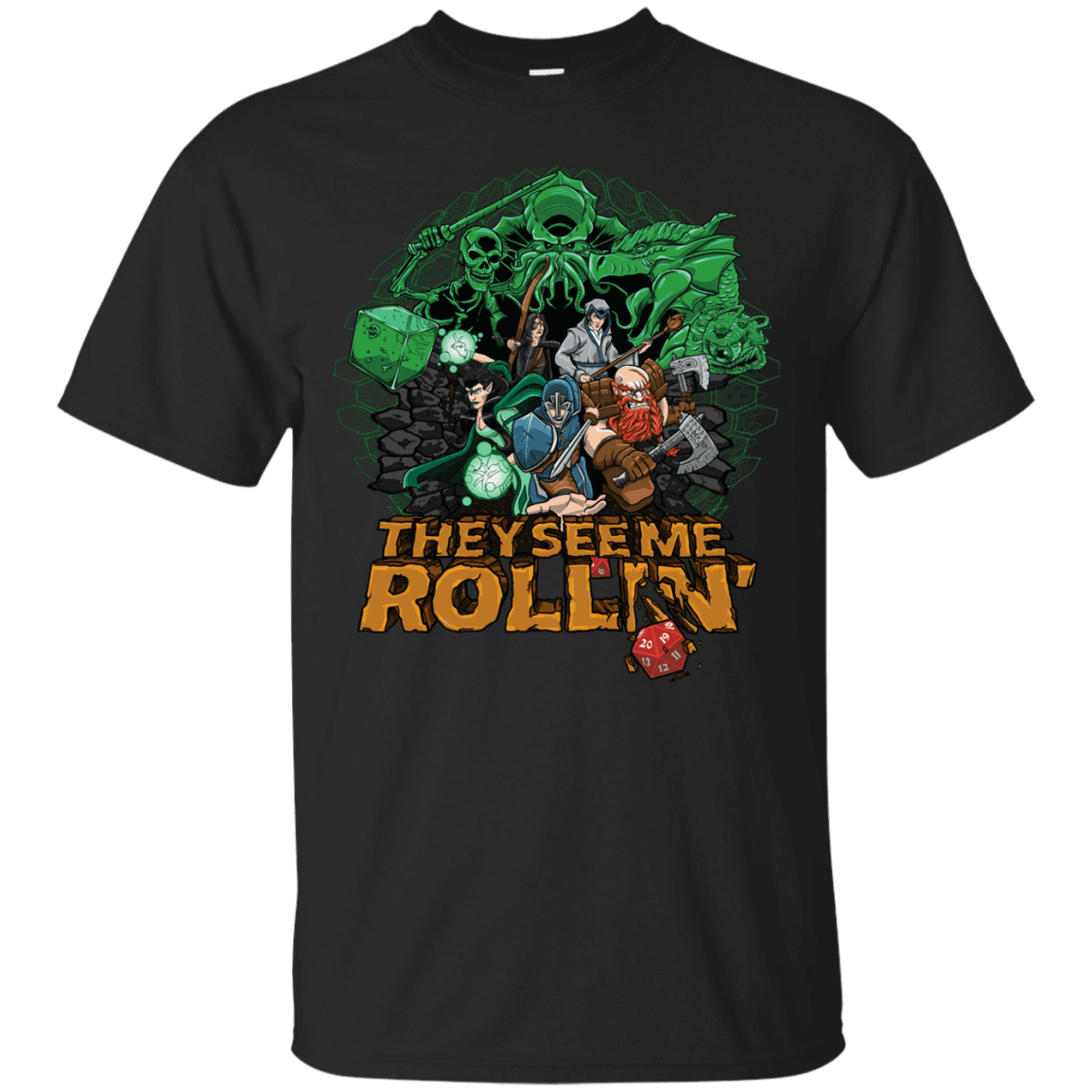 T-Shirts Black / Small See me rolling T-Shirt