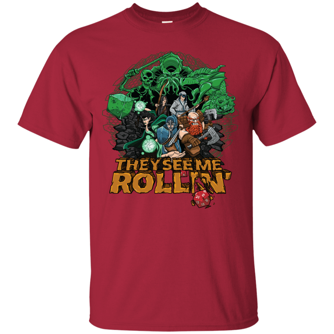 T-Shirts Cardinal / Small See me rolling T-Shirt