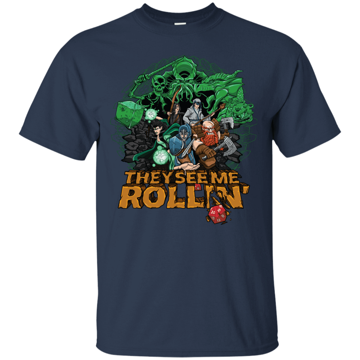 T-Shirts Navy / Small See me rolling T-Shirt