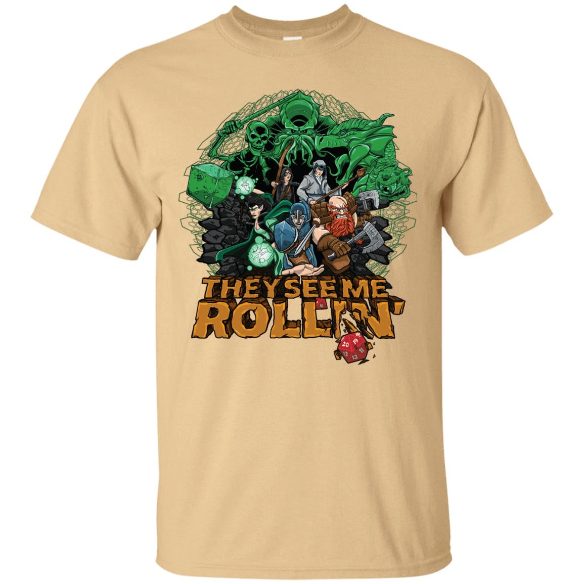 T-Shirts Vegas Gold / Small See me rolling T-Shirt