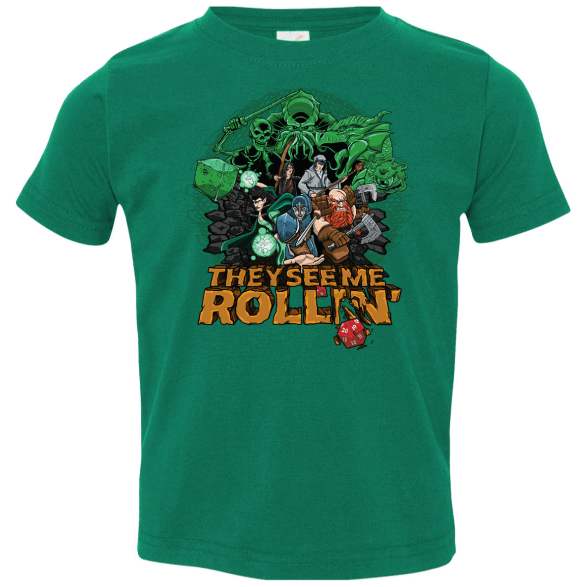 T-Shirts Kelly / 2T See me rolling Toddler Premium T-Shirt