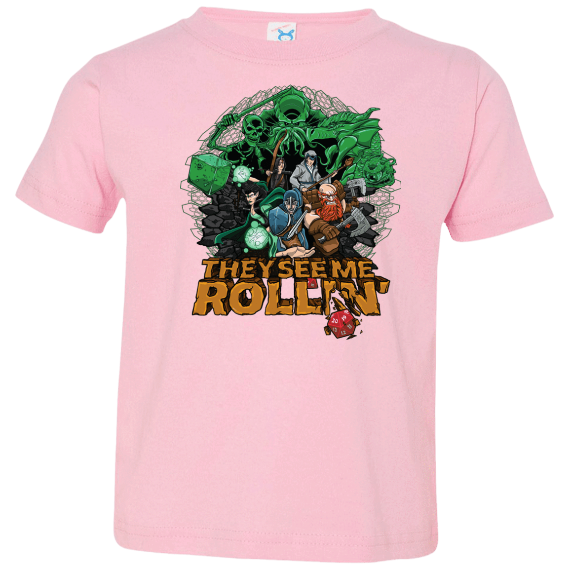 T-Shirts Pink / 2T See me rolling Toddler Premium T-Shirt