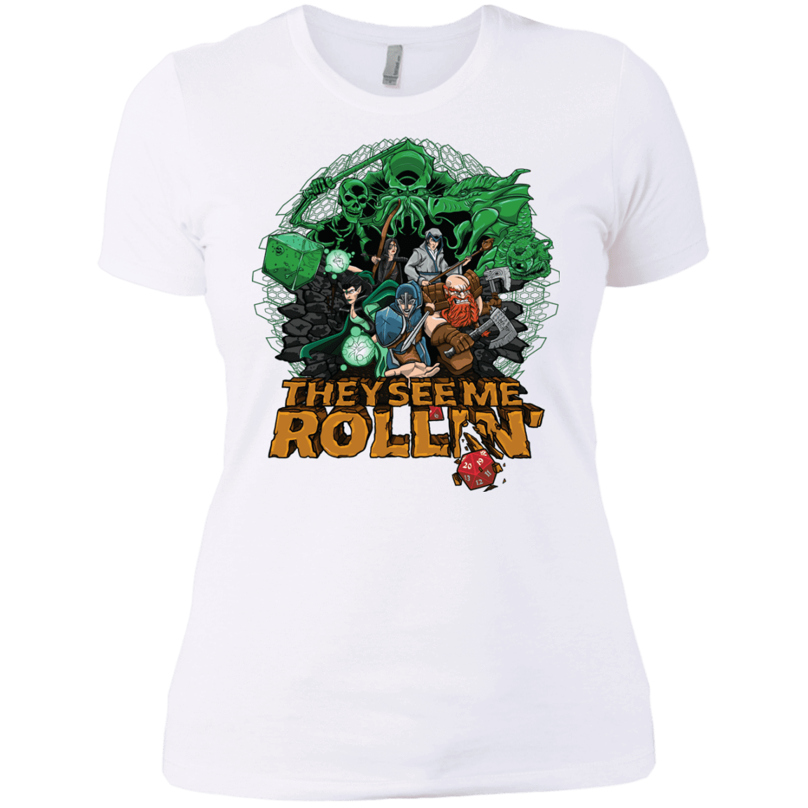 T-Shirts White / X-Small See me rolling Women's Premium T-Shirt