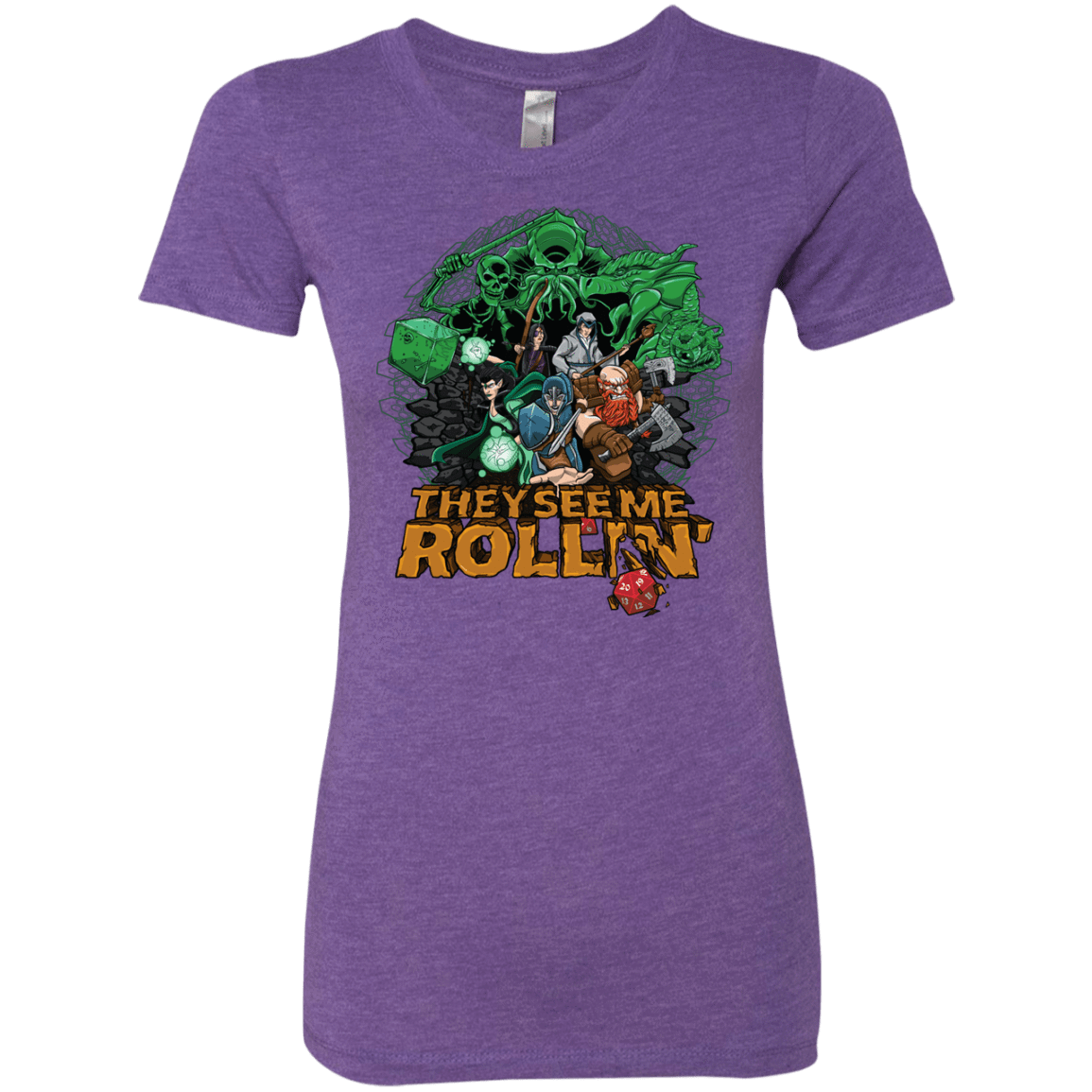 T-Shirts Purple Rush / Small See me rolling Women's Triblend T-Shirt