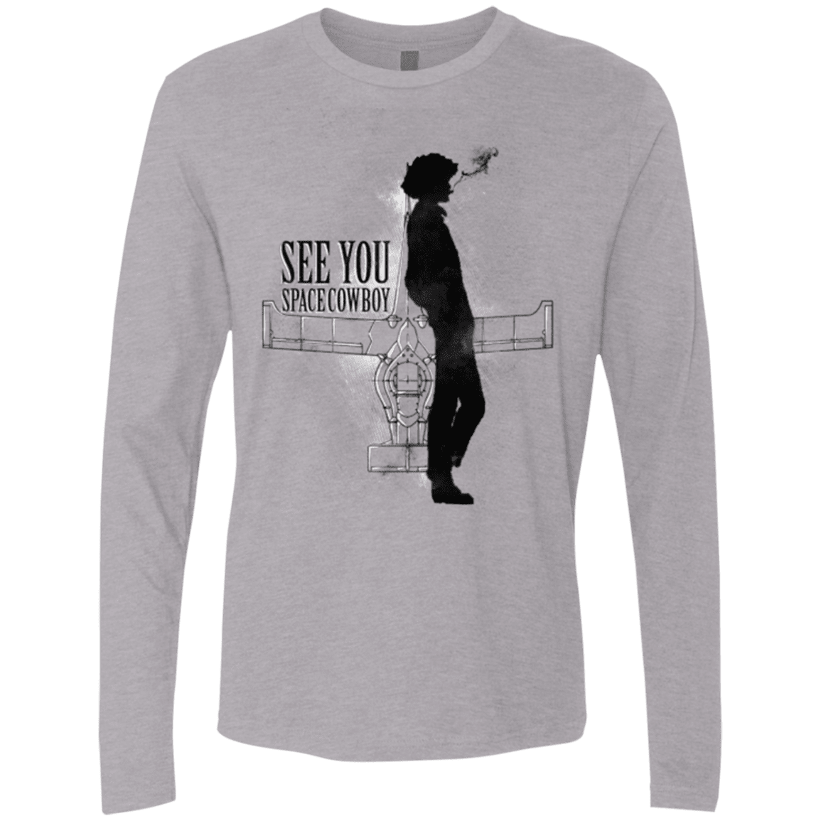 T-Shirts Heather Grey / Small See you Space Cowboy Men's Premium Long Sleeve