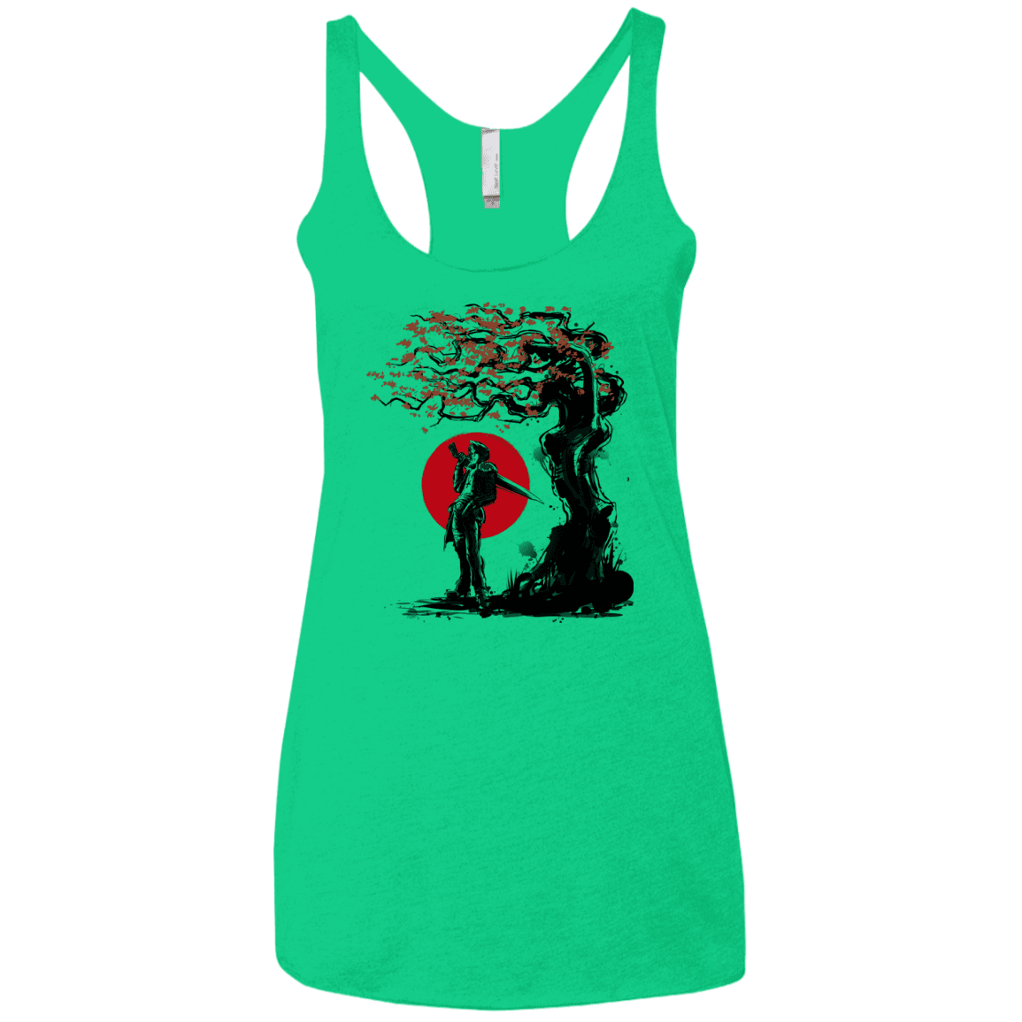 T-Shirts Envy / X-Small Seed Under the Sun Women's Triblend Racerback Tank