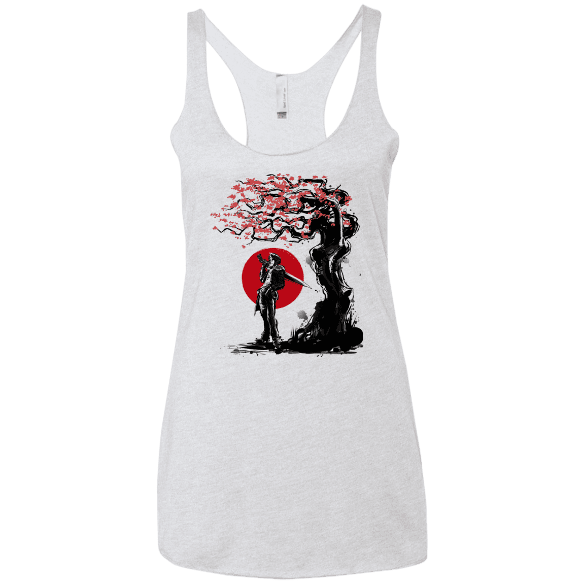 T-Shirts Heather White / X-Small Seed Under the Sun Women's Triblend Racerback Tank