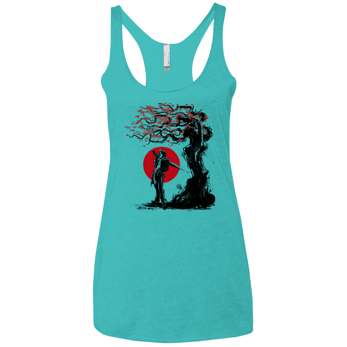 T-Shirts Tahiti Blue / X-Small Seed Under the Sun Women's Triblend Racerback Tank
