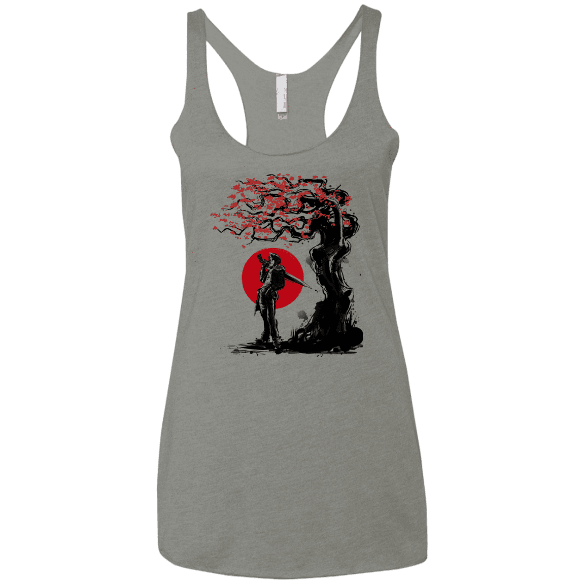 T-Shirts Venetian Grey / X-Small Seed Under the Sun Women's Triblend Racerback Tank