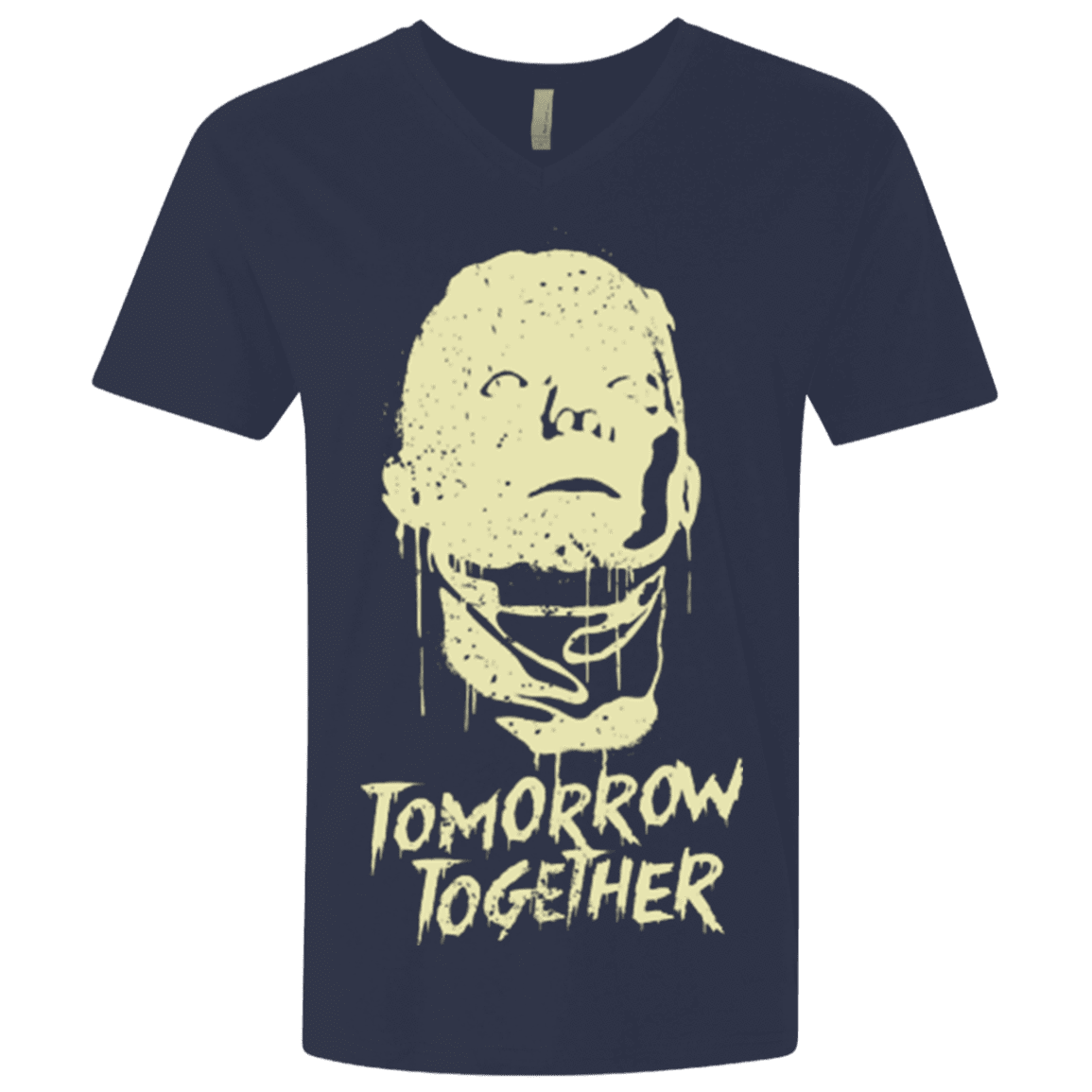 T-Shirts Midnight Navy / X-Small Seegson Synthetics Men's Premium V-Neck