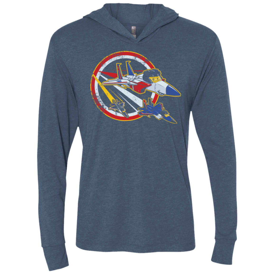 T-Shirts Indigo / X-Small Seekers Conquest Triblend Long Sleeve Hoodie Tee