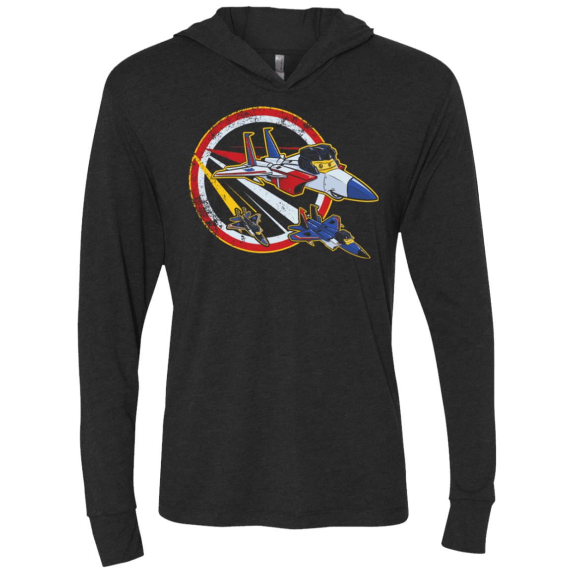 T-Shirts Vintage Black / X-Small Seekers Conquest Triblend Long Sleeve Hoodie Tee