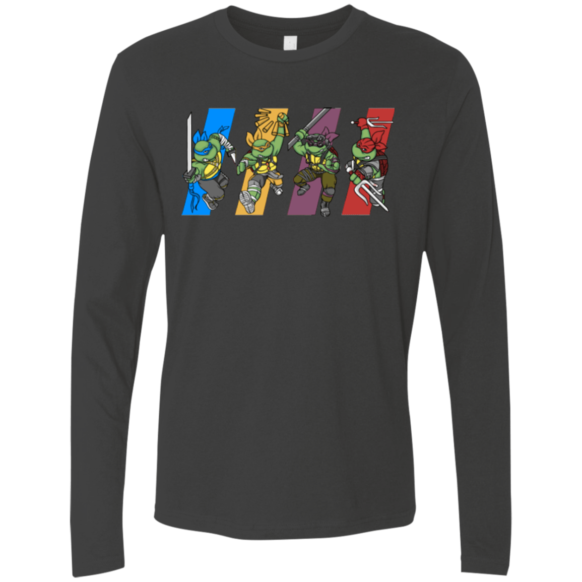 T-Shirts Heavy Metal / S Select your Ninja Men's Premium Long Sleeve