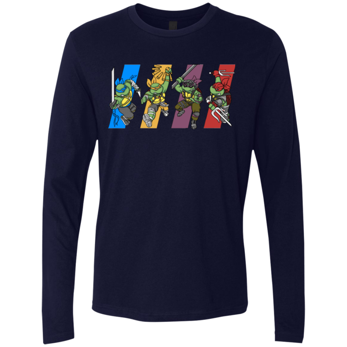 T-Shirts Midnight Navy / S Select your Ninja Men's Premium Long Sleeve