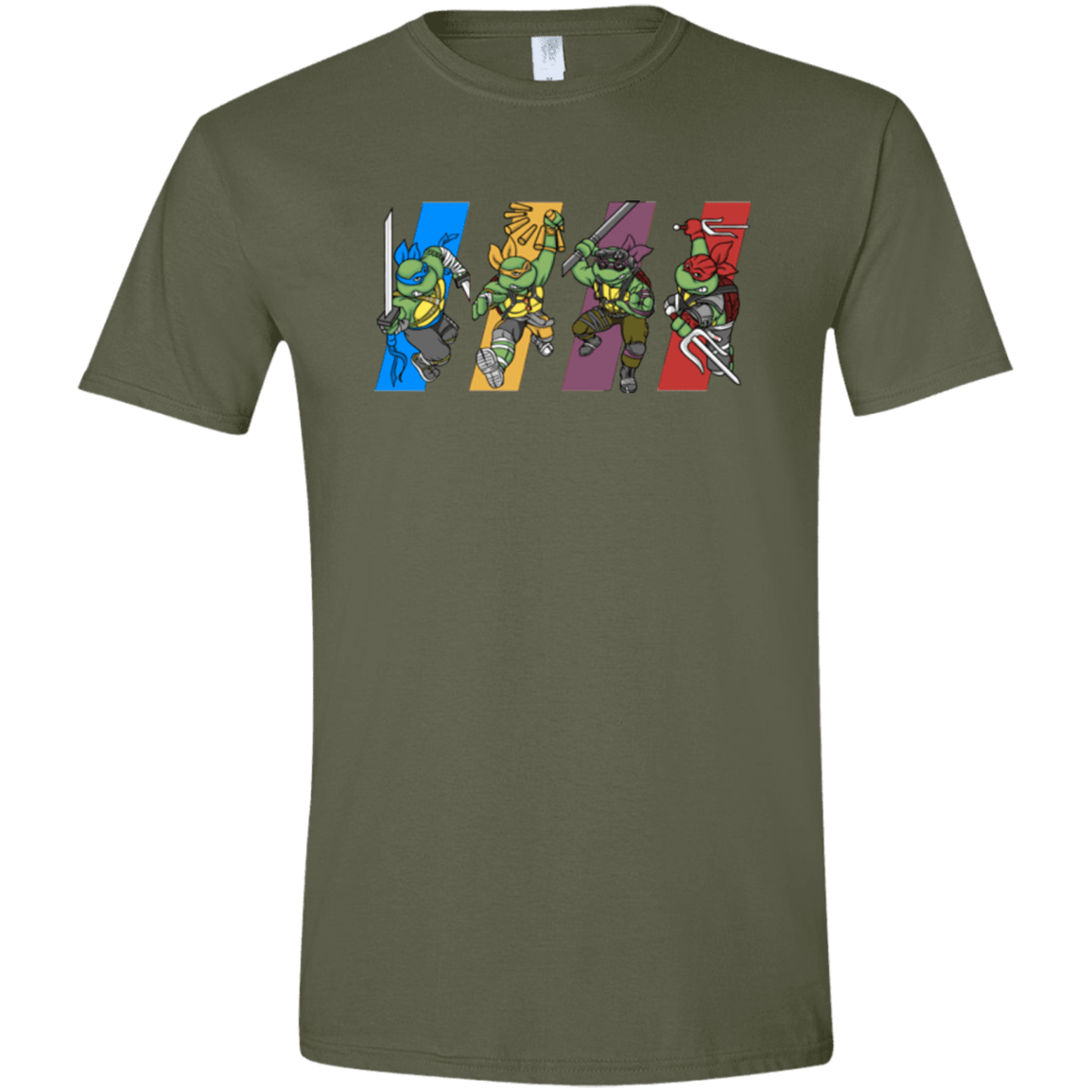 T-Shirts Military Green / S Select your Ninja Men's Semi-Fitted Softstyle