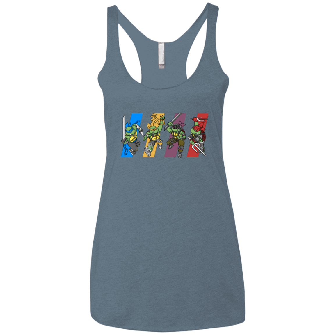 T-Shirts Indigo / X-Small Select your Ninja Women's Triblend Racerback Tank