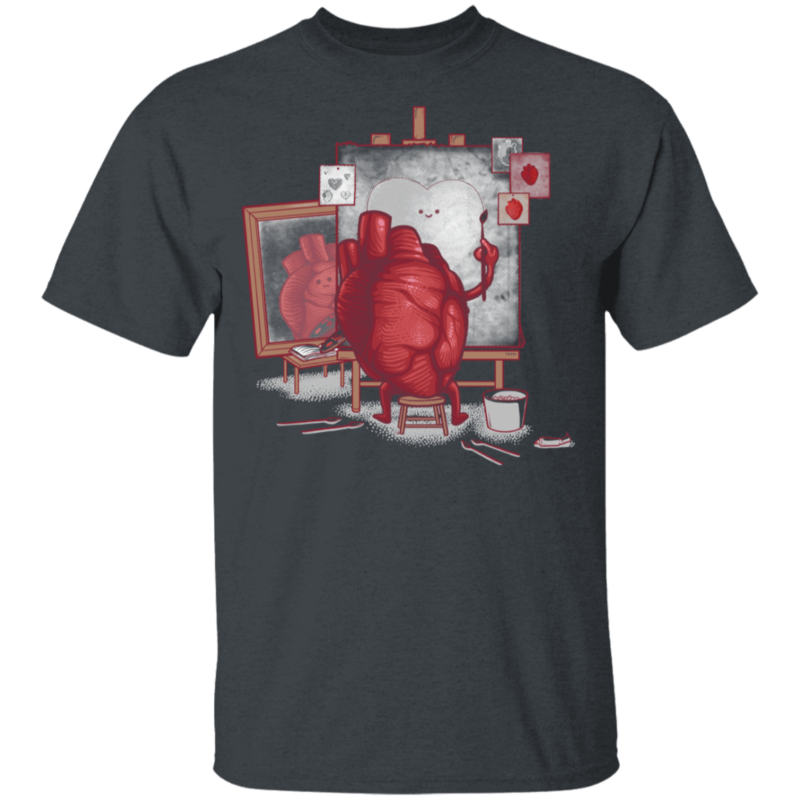 T-Shirts Dark Heather / YXS Self Portrait Youth T-Shirt