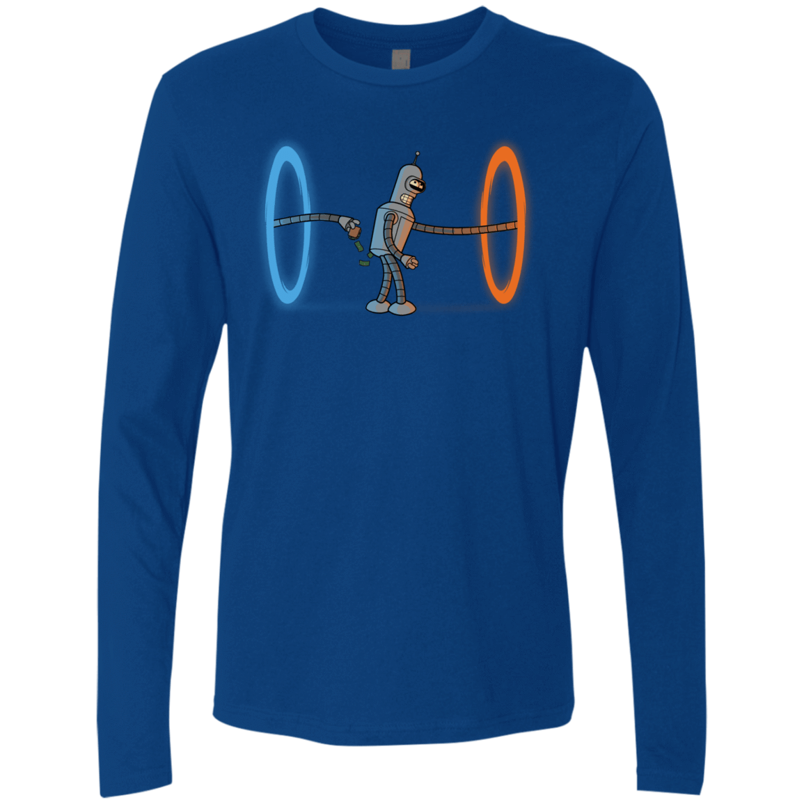 T-Shirts Royal / S Self Service Men's Premium Long Sleeve