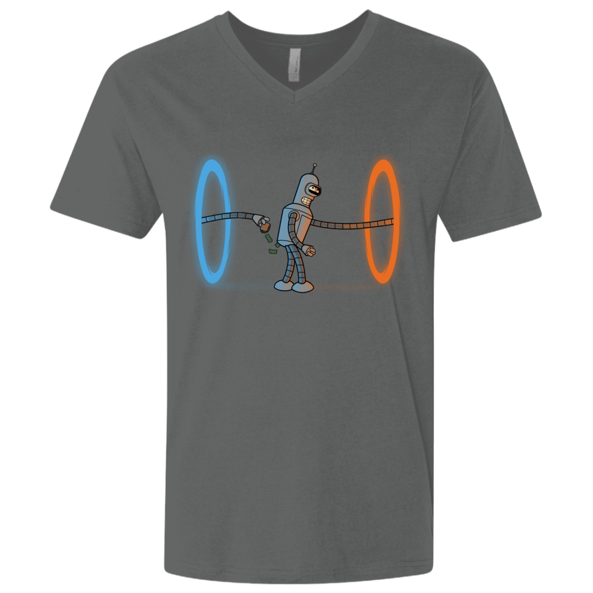 T-Shirts Heavy Metal / X-Small Self Service Men's Premium V-Neck