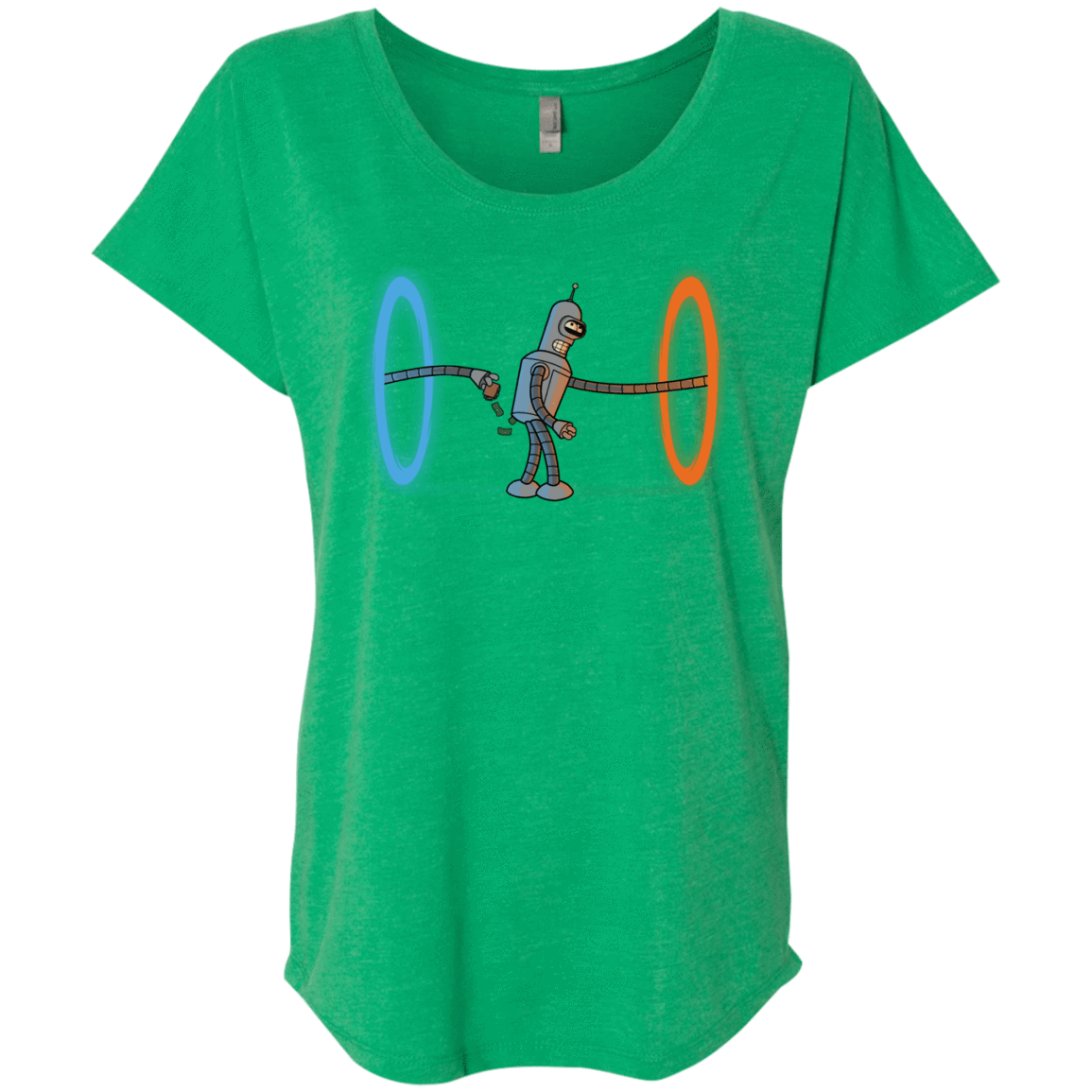 T-Shirts Envy / X-Small Self Service Triblend Dolman Sleeve