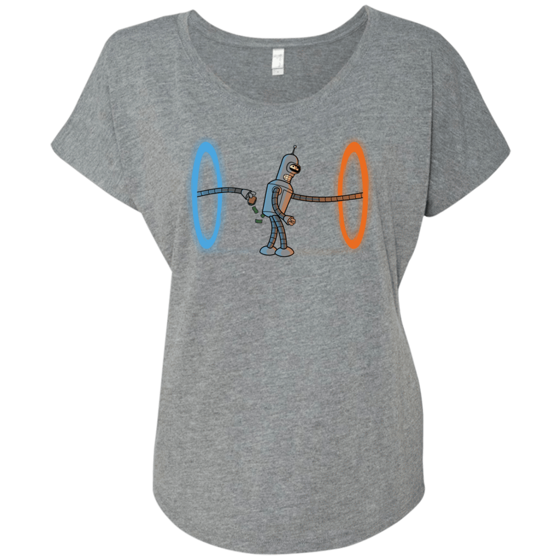 T-Shirts Premium Heather / X-Small Self Service Triblend Dolman Sleeve