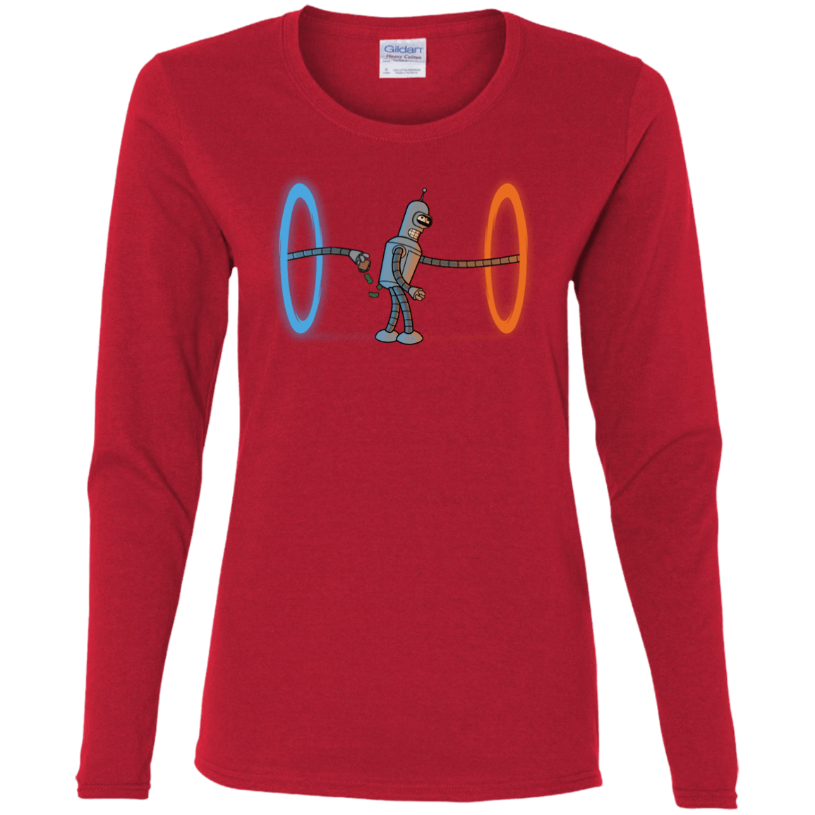 T-Shirts Red / S Self Service Women's Long Sleeve T-Shirt