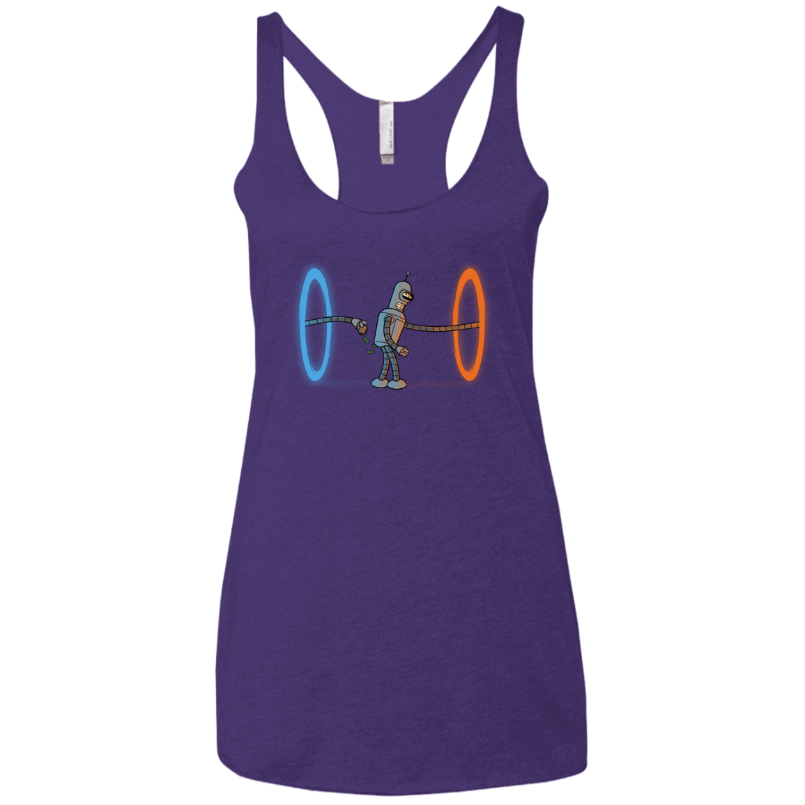 T-Shirts Purple Rush / X-Small Self Service Women's Triblend Racerback Tank
