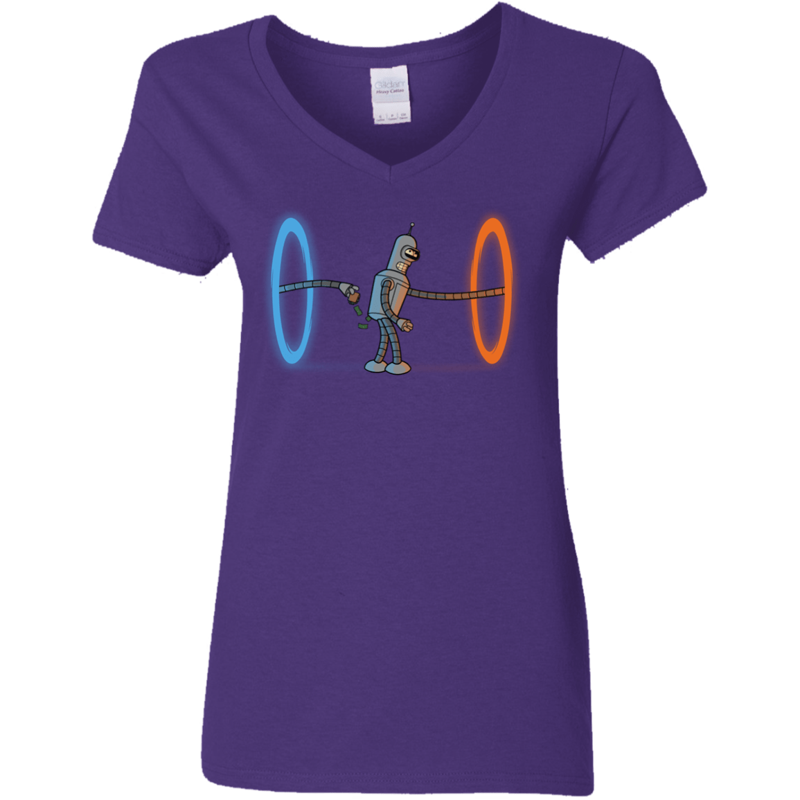 T-Shirts Purple / S Self Service Women's V-Neck T-Shirt