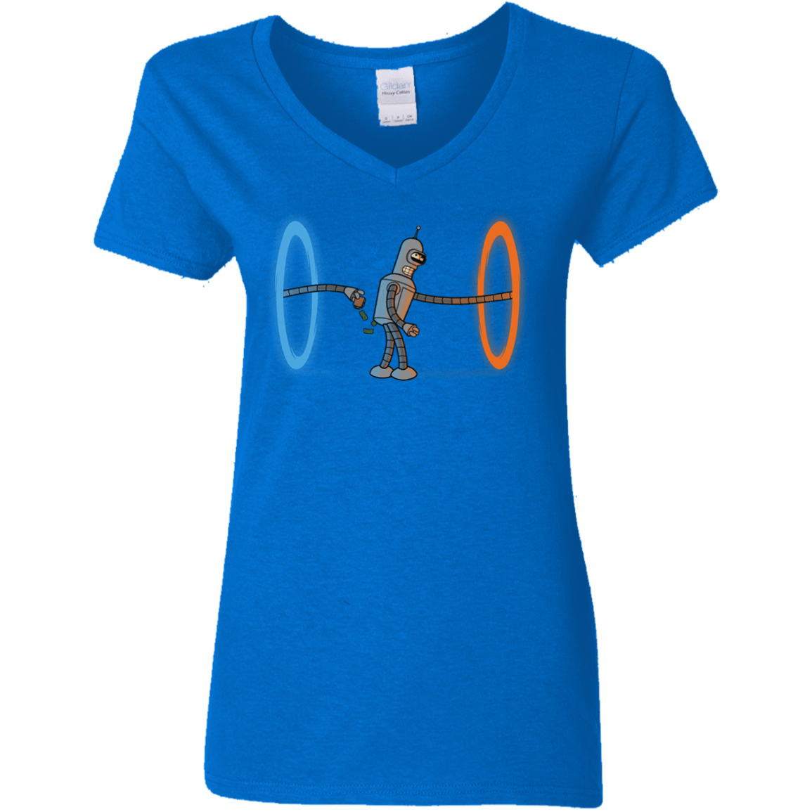 T-Shirts Royal / S Self Service Women's V-Neck T-Shirt