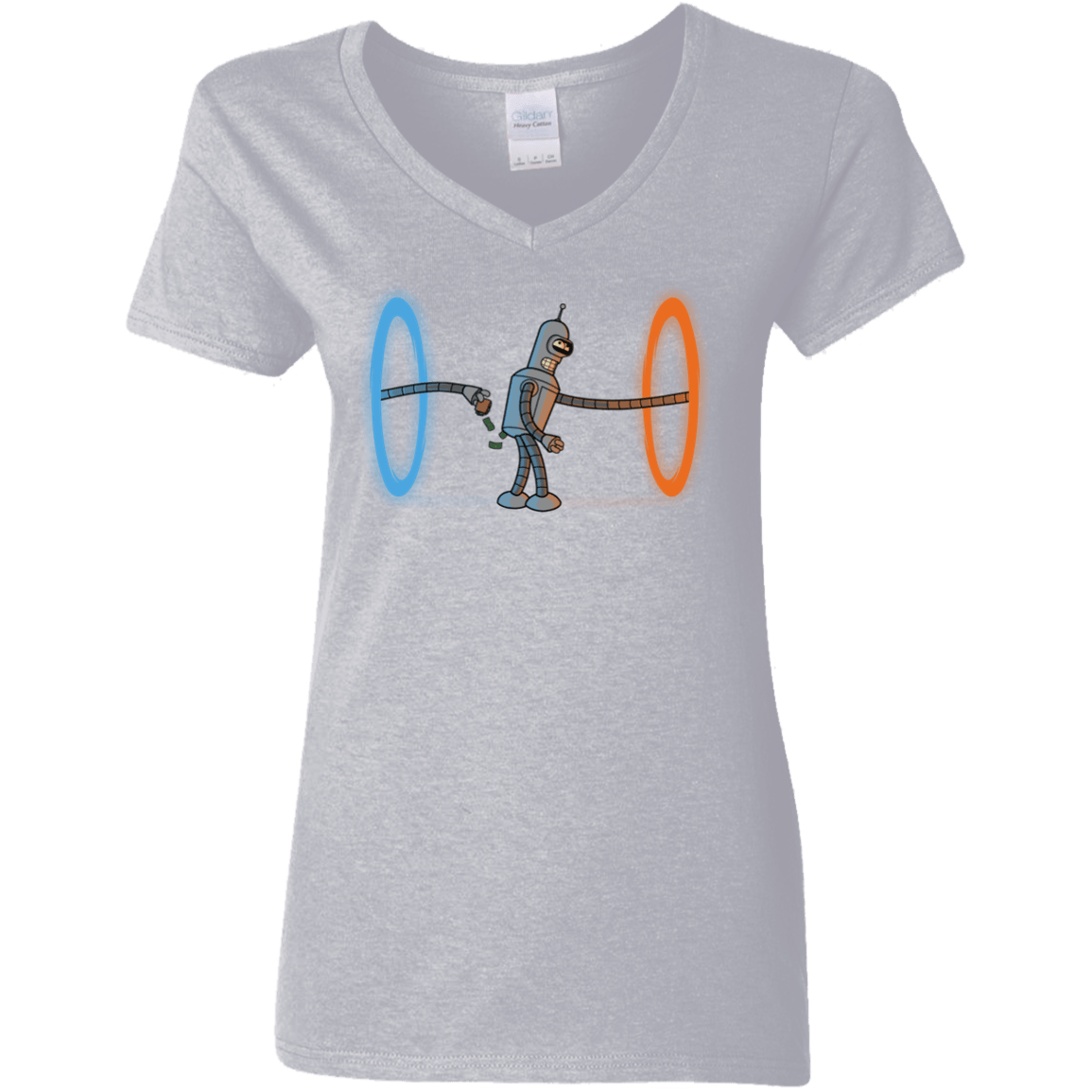 T-Shirts Sport Grey / S Self Service Women's V-Neck T-Shirt