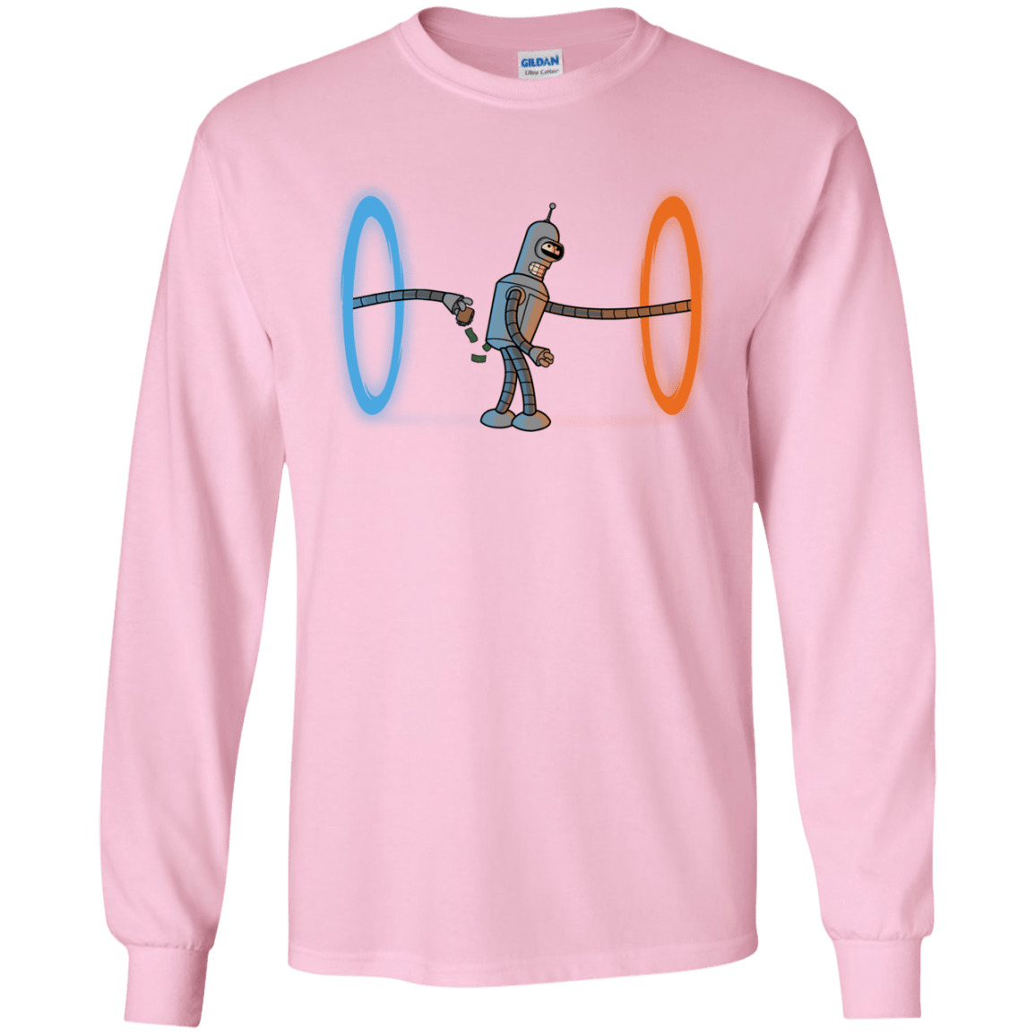 T-Shirts Light Pink / YS Self Service Youth Long Sleeve T-Shirt