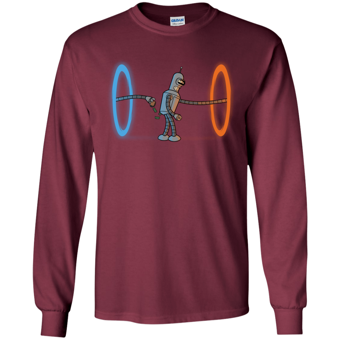 T-Shirts Maroon / YS Self Service Youth Long Sleeve T-Shirt
