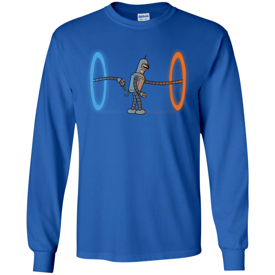 T-Shirts Royal / YS Self Service Youth Long Sleeve T-Shirt