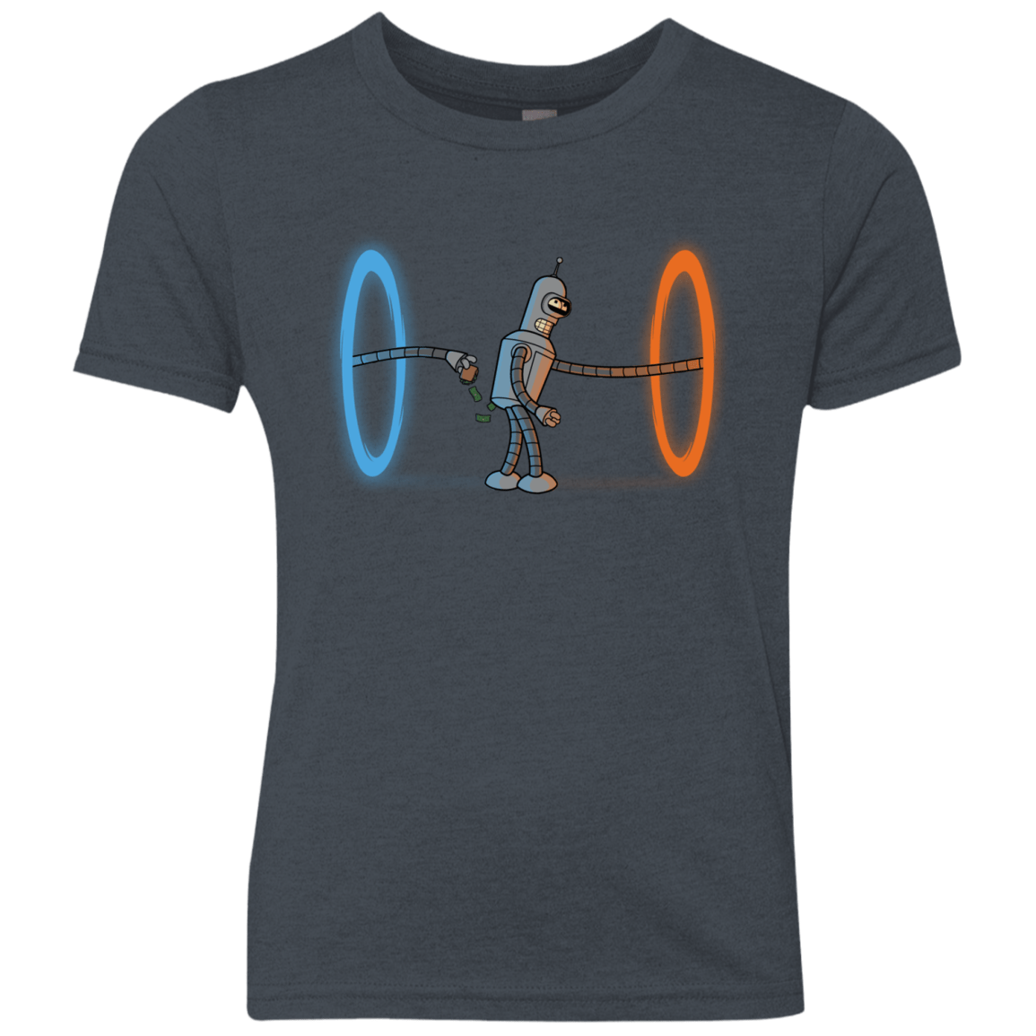 T-Shirts Vintage Navy / YXS Self Service Youth Triblend T-Shirt