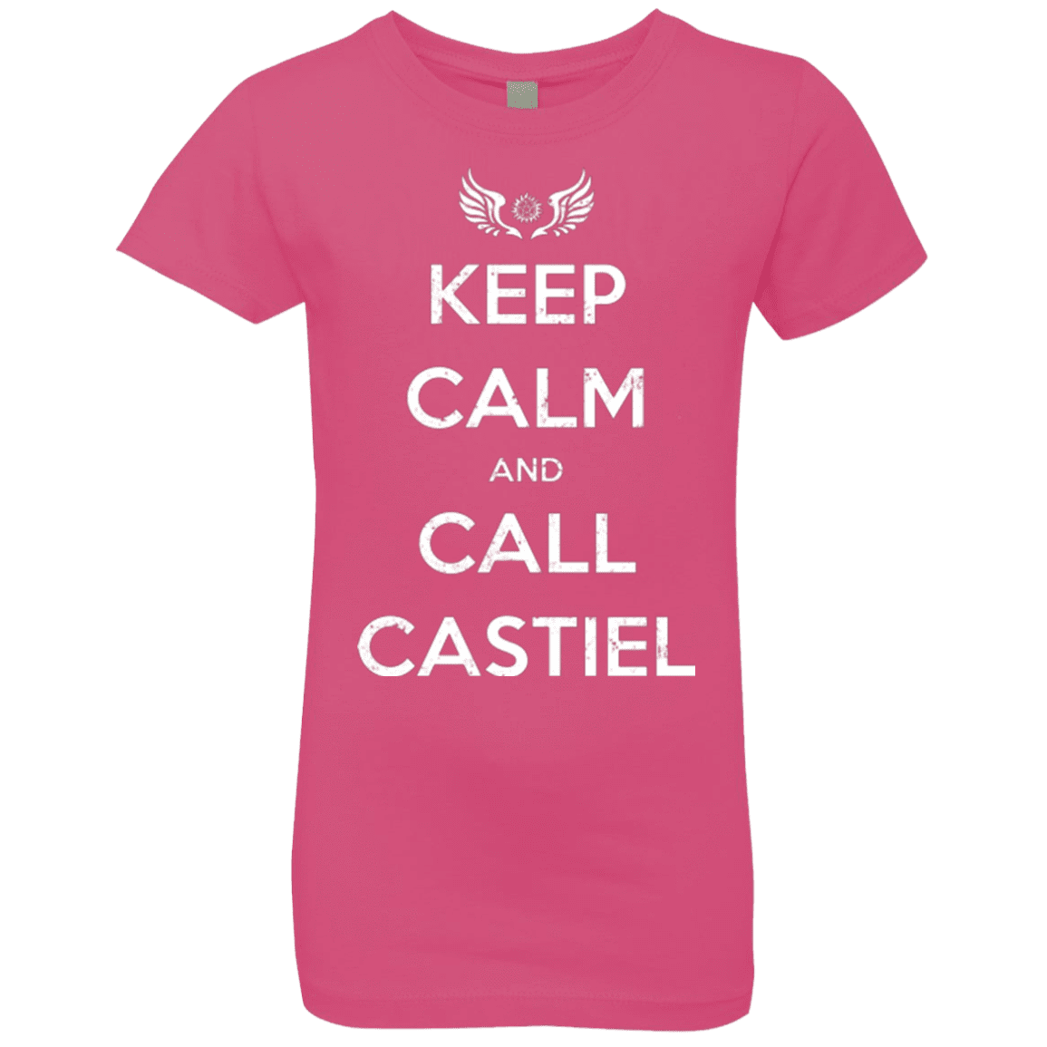 T-Shirts Hot Pink / YXS Send Me An Angel Girls Premium T-Shirt