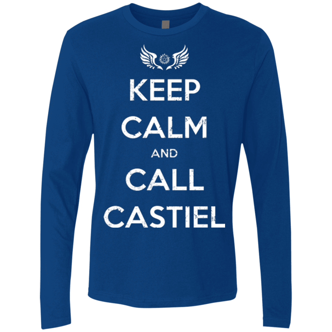 T-Shirts Royal / Small Send Me An Angel Men's Premium Long Sleeve